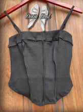 Load image into Gallery viewer, Ribbed Corset Tank