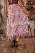 Load image into Gallery viewer, Skirt 220 Eyelet Pissarro Skirt Lychee Blossom