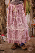 Load image into Gallery viewer, Skirt 220 Eyelet Pissarro Skirt Lychee Blossom