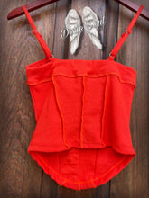 Load image into Gallery viewer, Ribbed Corset Tank