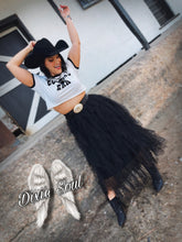 Load image into Gallery viewer, A-Line Long Tulle Skirt