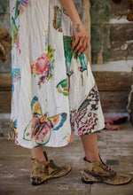 Load image into Gallery viewer, DRESS 1350-TRUE-OS
Passion Du Papillon Tee Dress