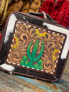 Tooled Leather Jewelry Case