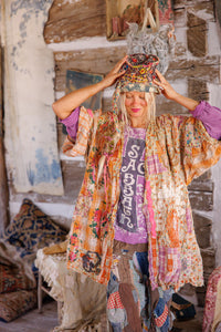 JACKET 1211 | Black Sabbath Trust Hippie Kimono