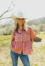 Load image into Gallery viewer, Loopty Lou Giddy Gingham