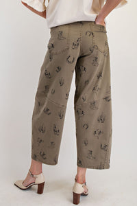 Western Twill Baby Barrel
