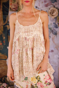 TANK 361 | Eyelet Esti Tank | Color: Brixton