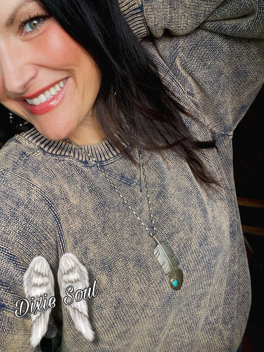 Acid Washed Sweater 3