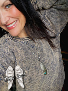Acid Washed Sweater 3