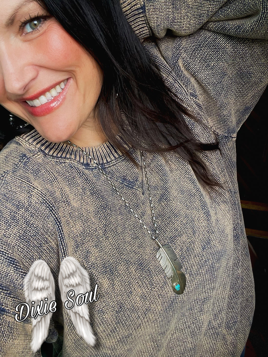 Acid Washed Sweater 3