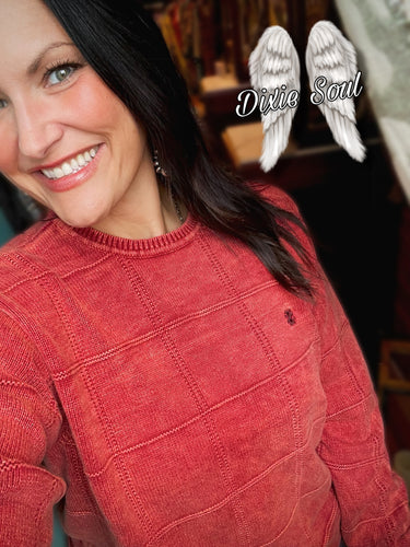 Acid Wash Sweater 11