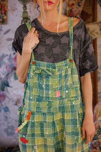 OVERALLS 160 | Love Overalls | Color: Uncle Joe's Plaid