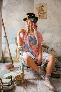 TOP 2274 | My Pet T | Color: Azalea Dip Dye