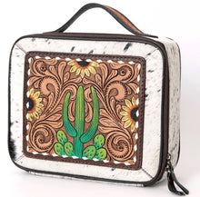 Load image into Gallery viewer, Tooled Leather Jewelry Case