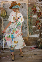 Load image into Gallery viewer, DRESS 1350-TRUE-OS
Passion Du Papillon Tee Dress