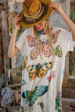 Load image into Gallery viewer, DRESS 1350-TRUE-OS
Passion Du Papillon Tee Dress
