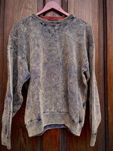 Acid Washed Sweater 3