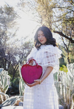 Load image into Gallery viewer, Heart Bag Original Size in Red