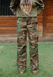 HEAVENLY ROSE CAMO PANT