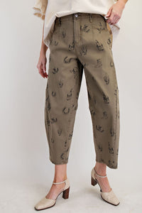 Western Twill Baby Barrel