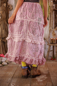 Skirt 220 Eyelet Pissarro Skirt Lychee Blossom