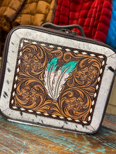 Load image into Gallery viewer, Tooled Leather Jewelry Case