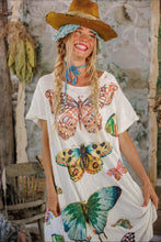 Load image into Gallery viewer, DRESS 1350-TRUE-OS
Passion Du Papillon Tee Dress