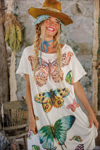 DRESS 1350-TRUE-OS
Passion Du Papillon Tee Dress