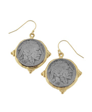 Load image into Gallery viewer, Indian Head Buffalo Nickel Earrings