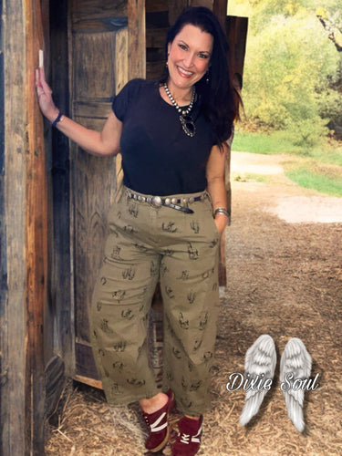 Western Twill Baby Barrel
