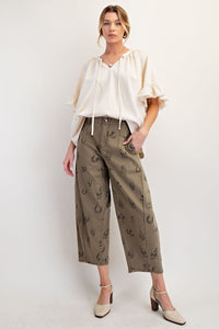 Western Twill Baby Barrel