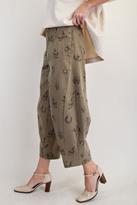 Western Twill Baby Barrel