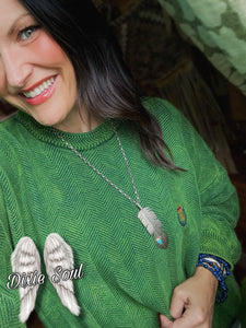 Acid Washed Sweater 2