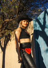 Load image into Gallery viewer, Moneybag Mini Leather Crossbody