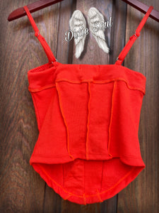 Ribbed Corset Tank