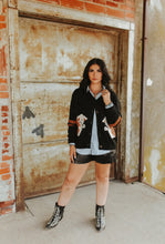 Load image into Gallery viewer, HEREFORD CATTLE CARDI IN BLACK
