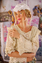 Load image into Gallery viewer, TOP 2159 | Eyelet Rosario Blouse | Color: Moonlight