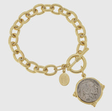 Load image into Gallery viewer, Buffalo Nickel Coin Bracelet