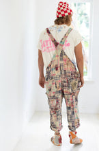 Load image into Gallery viewer, Overalls 073 Patchwork Love In Madras Rainbow