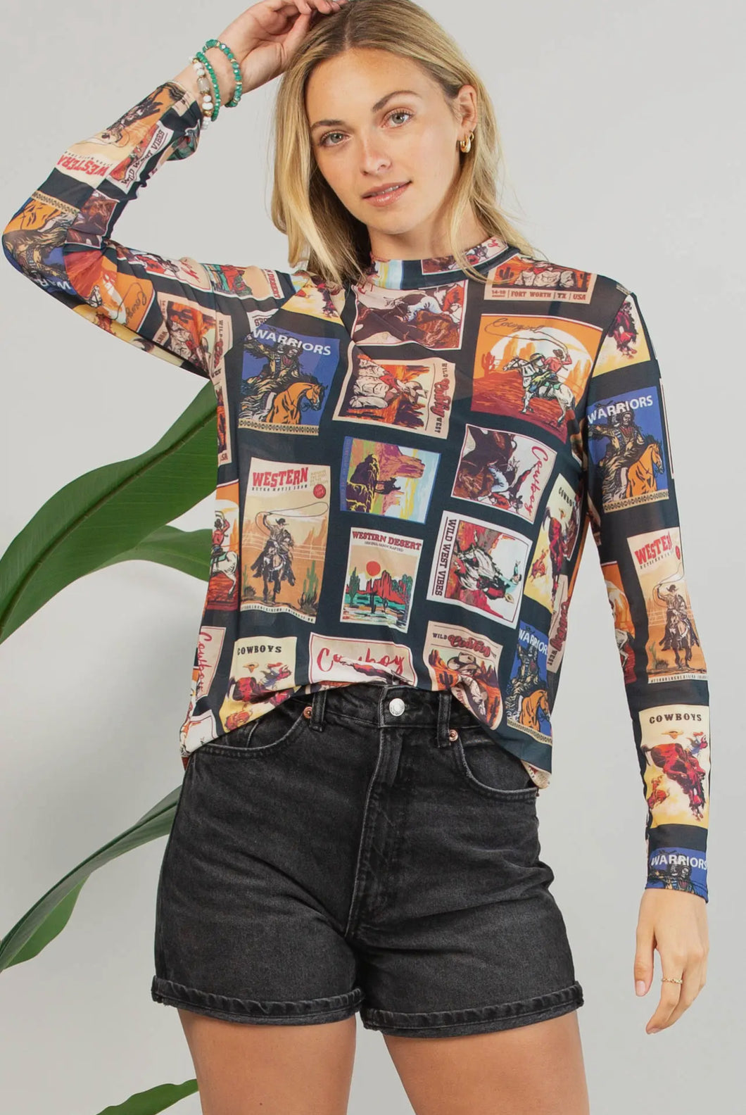 Rodeo Poster Mesh Tee