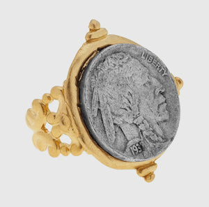 Buffalo Nickel Ring