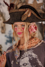 Load image into Gallery viewer, Scarf 235 Agathe French Floral Scarf Sunfaded Azalea