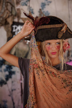 Load image into Gallery viewer, Scarf 235 Agathe French Floral Scarf Sunfaded Azalea