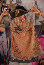 Load image into Gallery viewer, Scarf 235 Agathe French Floral Scarf Sunfaded Azalea