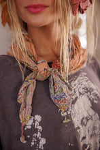 Load image into Gallery viewer, Scarf 235 Agathe French Floral Scarf Sunfaded Azalea