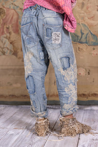Pants 520 Lace Embroidered Miner Denims