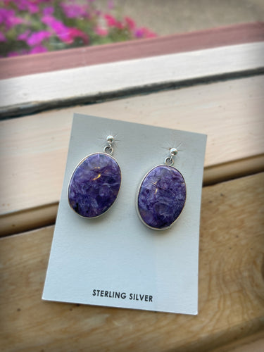 Charoite Earrings