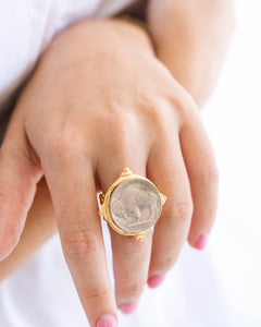 Buffalo Nickel Ring