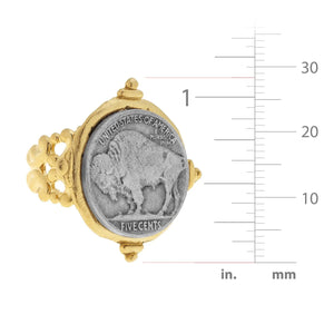 Buffalo Nickel Ring