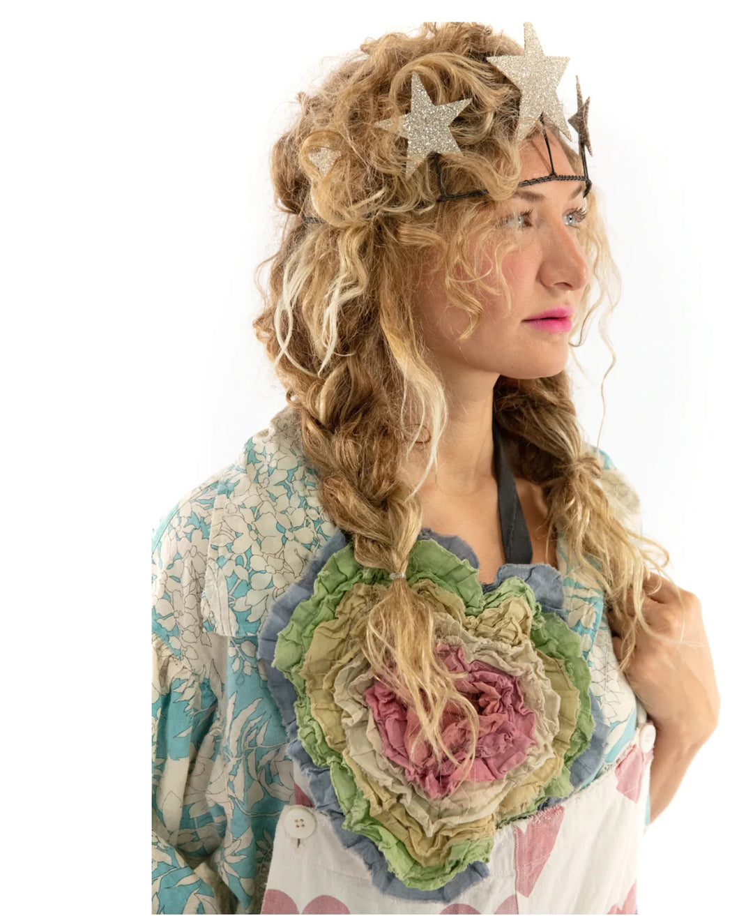 Jabot 030 Ruffle Heart in Vibes